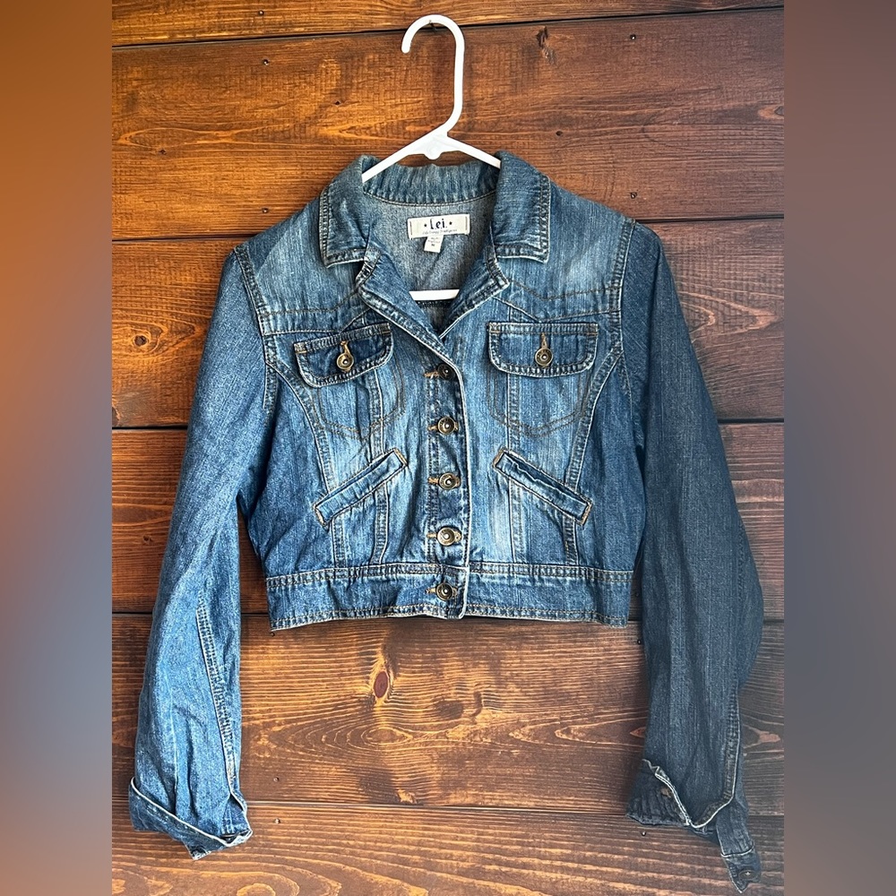 LEI Denim Jacket Women size Medium